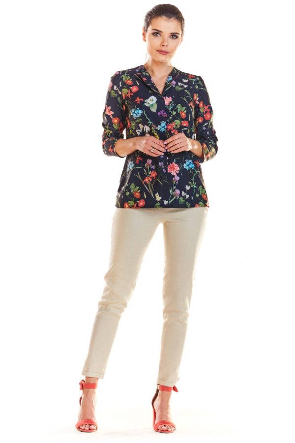 navy blue Blouse model 129233 Infinite You