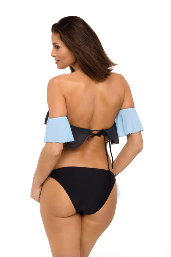 Grey Swimsuit Two Piece in Two-Piece Swimsuits, Tops, Swimsuit Bottoms with Spandex and Polyamide