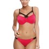837329 Red Swimsuit Two Piece in Two-Piece Swimsuits, Tops, Swimsuit Bottoms with Spandex and Polyamide
