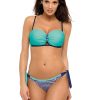 Green Swimsuit Two Piece in Two-Piece Swimsuits, Tops, Swimsuit Bottoms with Spandex and Polyamide