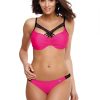 838001 Pink Swimsuit Two Piece in Two-Piece Swimsuits, Tops, Swimsuit Bottoms with Spandex and Polyamide