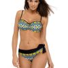 Yellow Swimsuit Two Piece in Two-Piece Swimsuits, Tops, Swimsuit Bottoms with Spandex and Polyamide