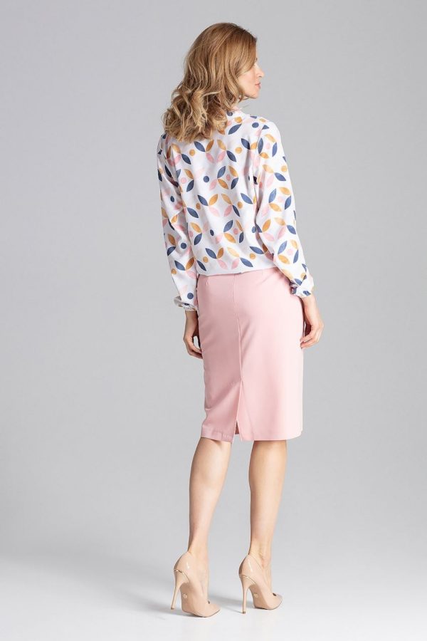 Pink Classic Skirt in Skirts with Polyester and Viscose