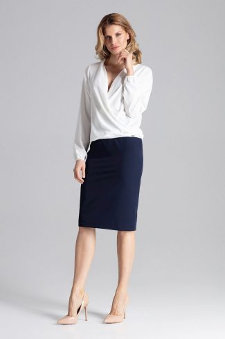 beige Blouse model 129766 Figl