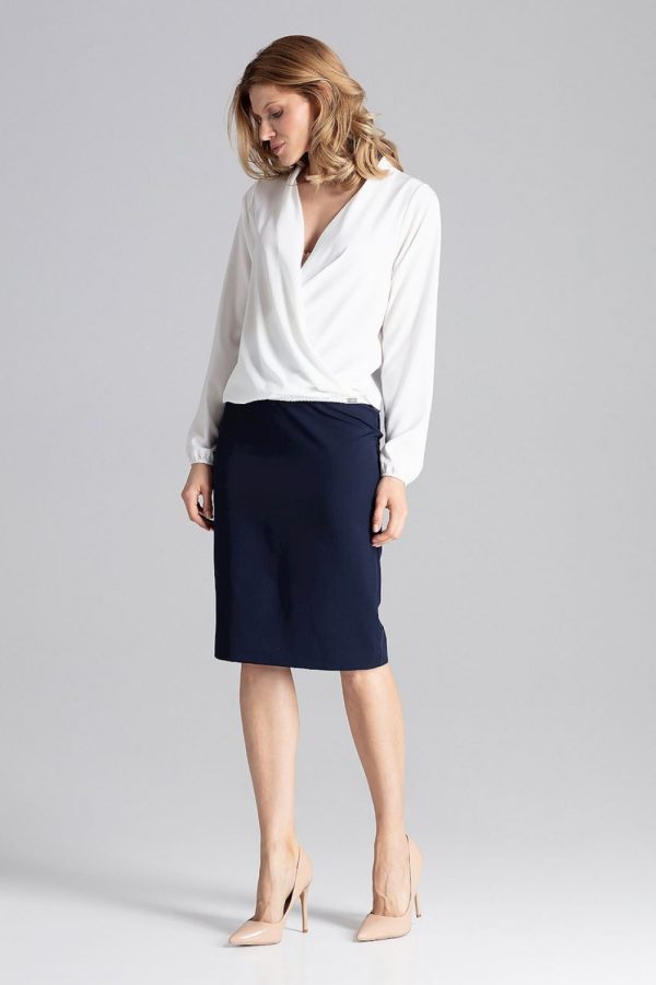 beige Blouse model 129766 Figl