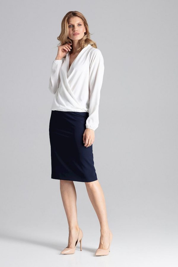 beige Blouse model 129766 Figl