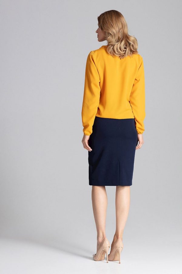 yellow Blouse model 129767 Figl