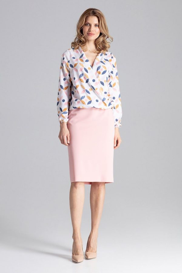 white Blouse model 129772 Figl