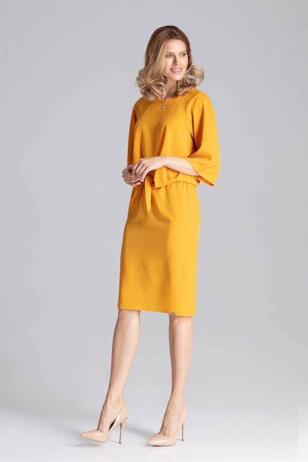 yellow Daydress model 129779 Figl