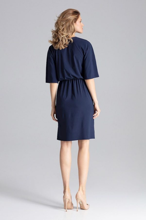 navy blue Daydress model 129784 Figl