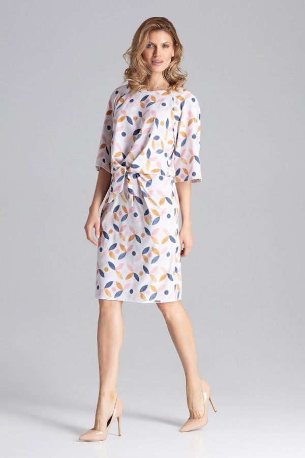 white Daydress model 129785 Figl