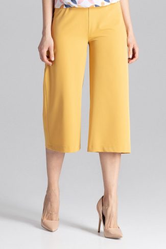 yellow Women trousers model 129786 Figl