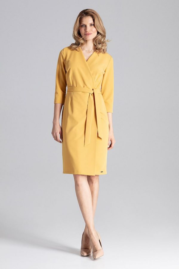 yellow Daydress model 129792 Figl