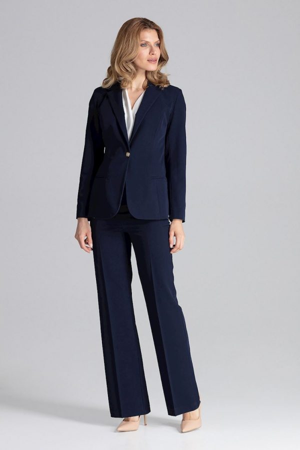 navy blue Jacket model 129808 Figl