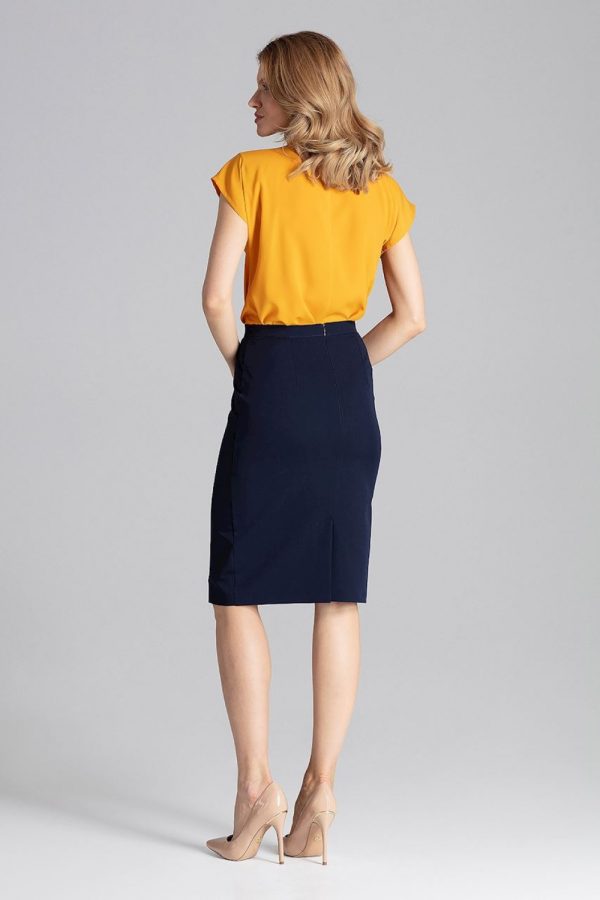 yellow Blouse model 129813 Figl