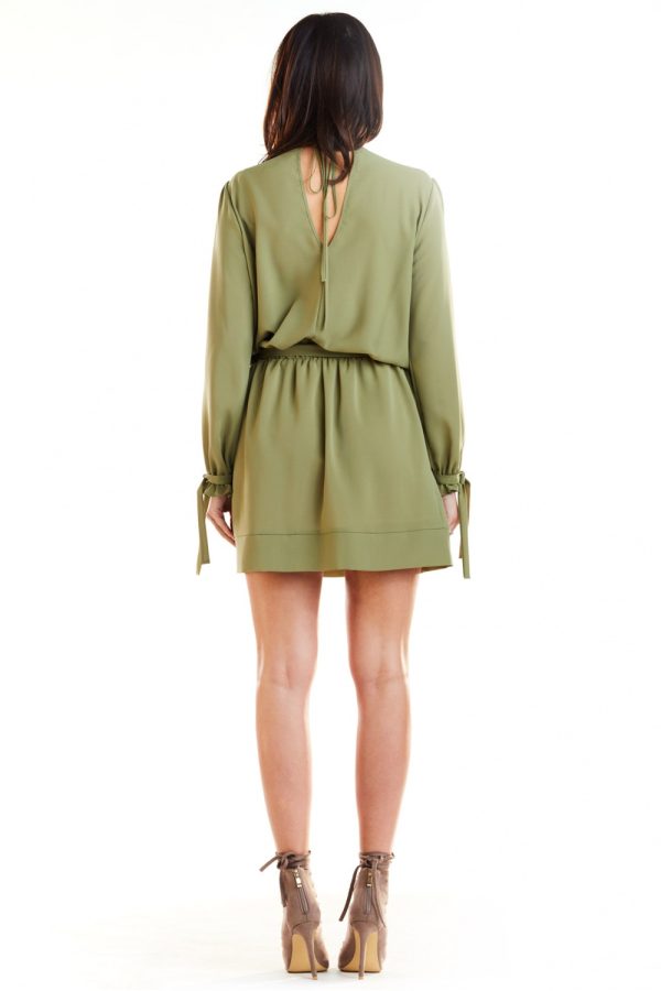 Green Daydress in Day Dresses with Polyester