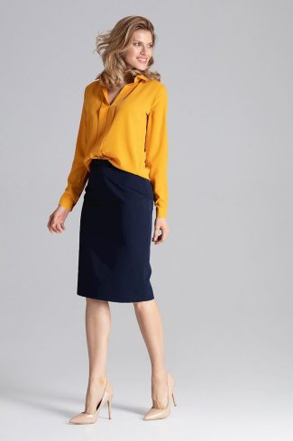 yellow Blouse model 130147 Figl