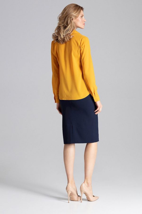 yellow Blouse model 130147 Figl