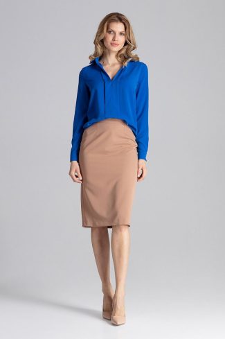 navy blue Blouse model 130148 Figl