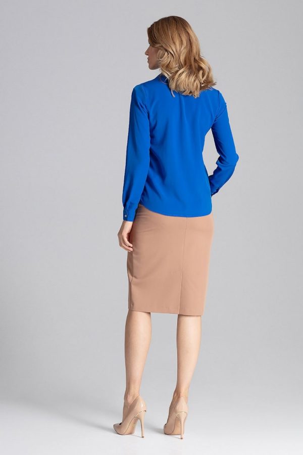 navy blue Blouse model 130148 Figl