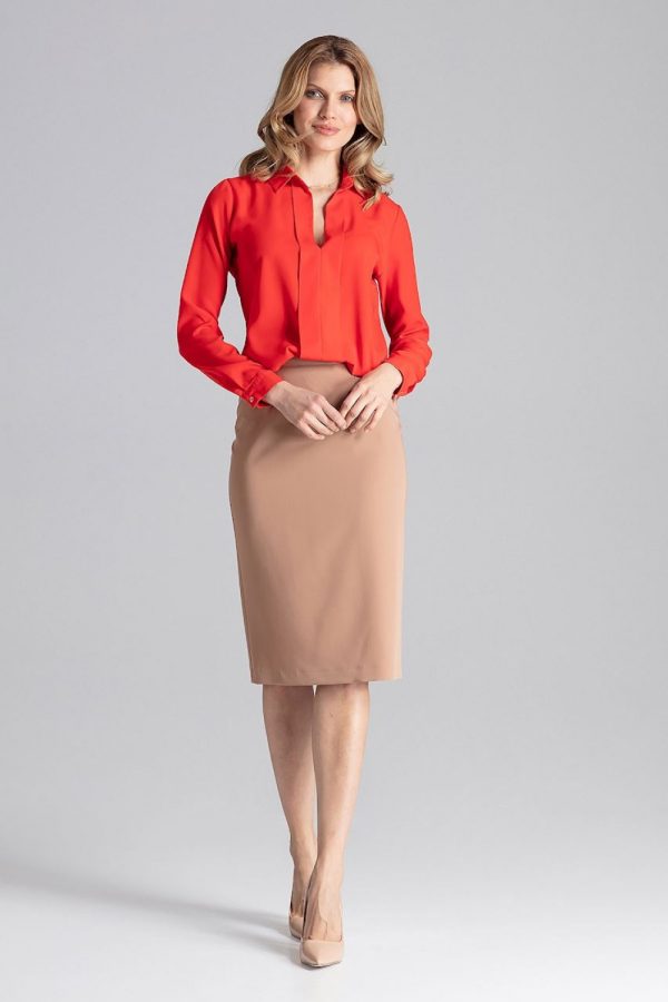red Blouse model 130149 Figl