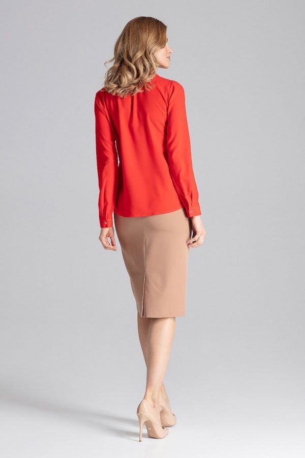 red Blouse model 130149 Figl