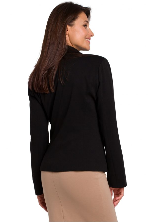 Black Jacket in Jackets, Vests For Women with Cotton and Polyester
