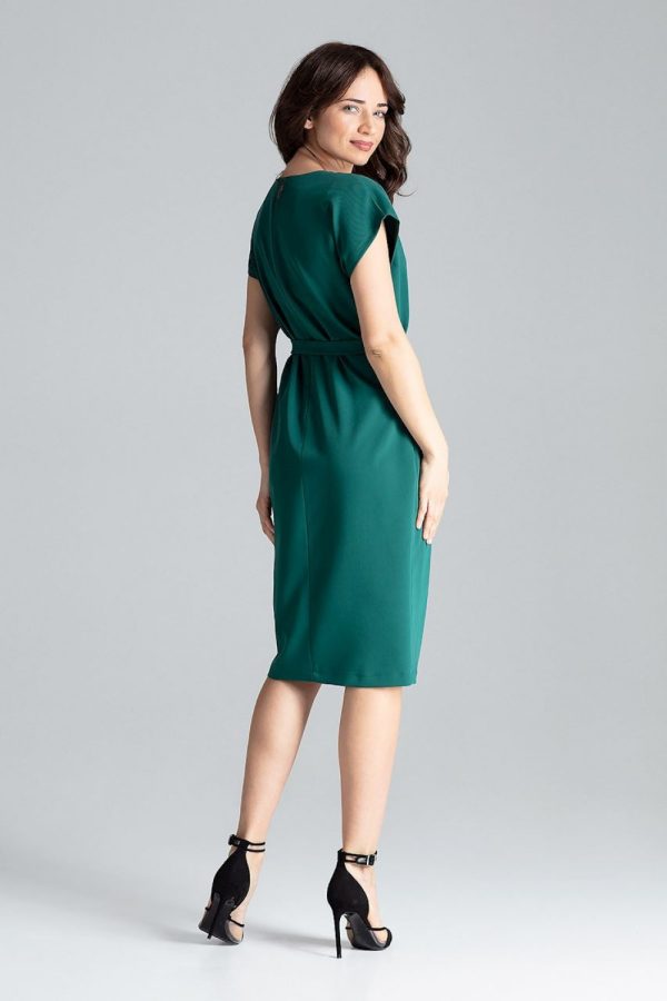 Green Daydress in Day Dresses with Polyester and Viscose