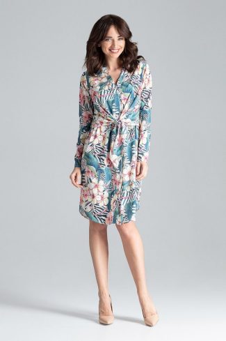 Multicolor Daydress in Day Dresses with Spandex and Polyester