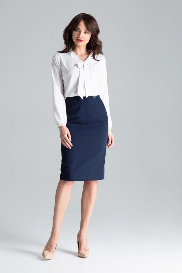 Beige Blouse in Women`s Blouses, Tunics with Spandex and Polyester