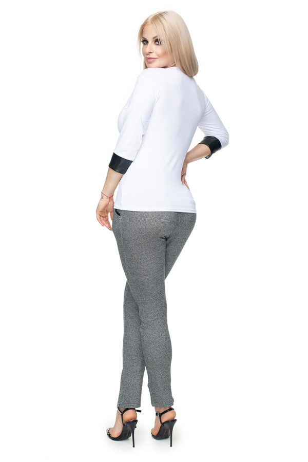 white Blouse model 131593 PeeKaBoo
