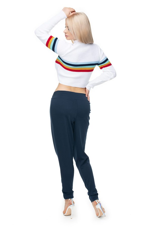 white Short jumper model 131598 PeeKaBoo