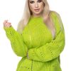 843772 Green Jumper in Sweaters, Pullovers, Jumpers, Turtlenecks, Boleros, Shrugs with Acrylic, Polyamide, Polyester and Wool