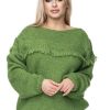 Green Jumper in Sweaters, Pullovers, Jumpers, Turtlenecks, Boleros, Shrugs with Acrylic, Polyamide, Polyester and Wool