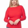 Red Jumper in Sweaters, Pullovers, Jumpers, Turtlenecks, Boleros, Shrugs with Acrylic