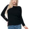 843793 Black Jumper in Sweaters, Pullovers, Jumpers, Turtlenecks, Boleros, Shrugs with Acrylic