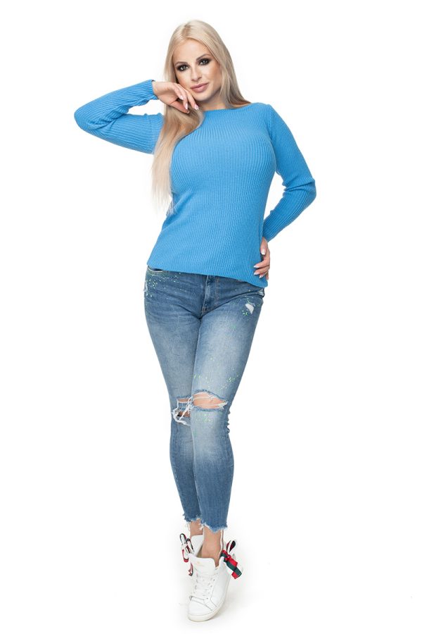 Blue Jumper in Sweaters, Pullovers, Jumpers, Turtlenecks, Boleros, Shrugs with Acrylic