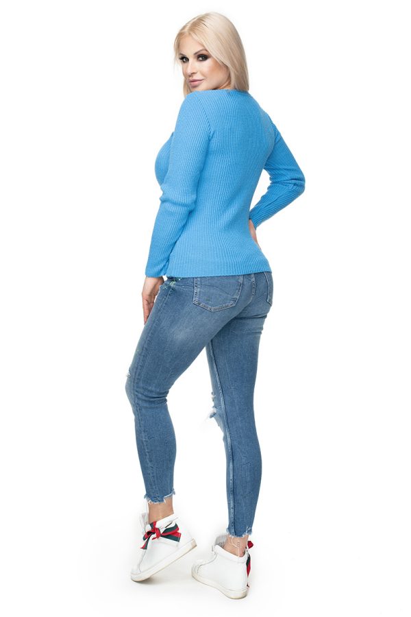 Blue Jumper in Sweaters, Pullovers, Jumpers, Turtlenecks, Boleros, Shrugs with Acrylic