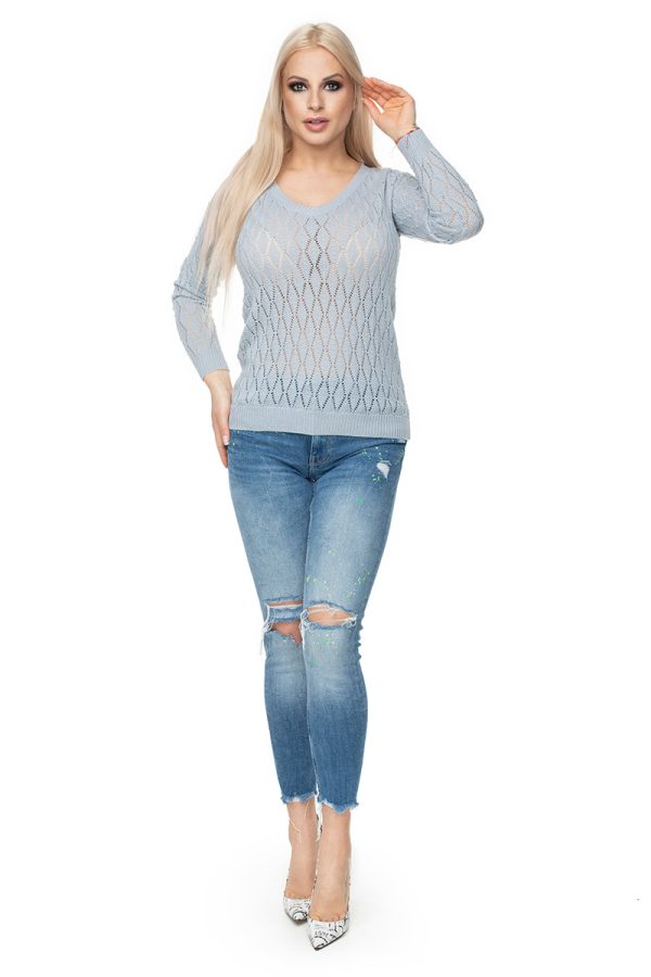 Grey Jumper in Sweaters, Pullovers, Jumpers, Turtlenecks, Boleros, Shrugs with Acrylic