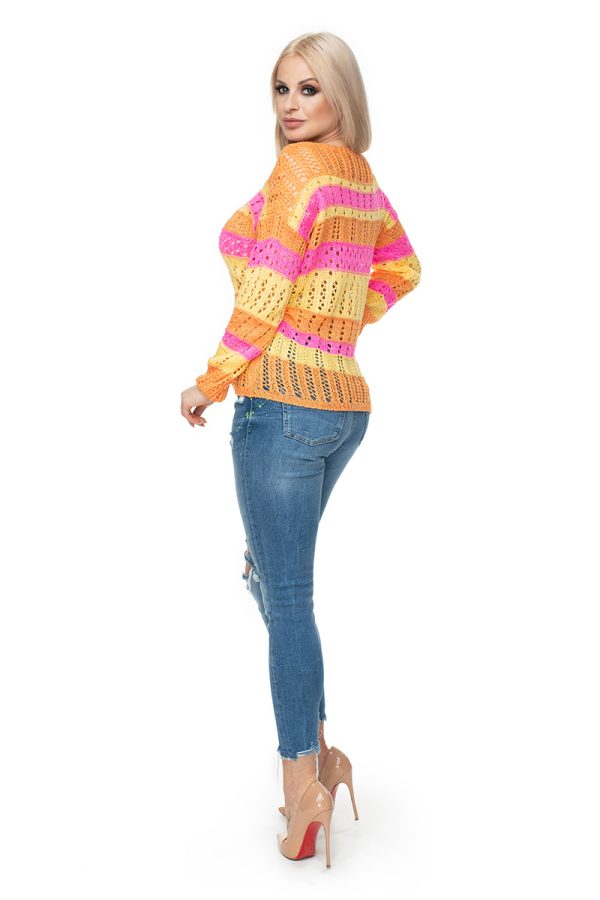 Multicolor Jumper in Sweaters, Pullovers, Jumpers, Turtlenecks, Boleros, Shrugs with Acrylic, Polyamide and Viscose