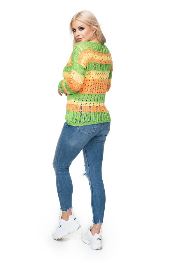Multicolor Jumper in Sweaters, Pullovers, Jumpers, Turtlenecks, Boleros, Shrugs with Acrylic, Polyamide and Viscose