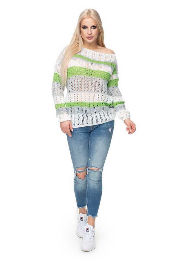 Multicolor Jumper in Sweaters, Pullovers, Jumpers, Turtlenecks, Boleros, Shrugs with Acrylic, Polyamide and Viscose