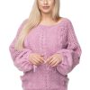 843823 Violet Jumper in Sweaters, Pullovers, Jumpers, Turtlenecks, Boleros, Shrugs with Acrylic, Polyamide, Polyester and Wool