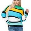 Multicolor Jumper in Sweaters, Pullovers, Jumpers, Turtlenecks, Boleros, Shrugs with Acrylic