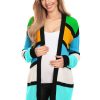844941 Multicolor Cardigan in Cardigans For Women, Ponchos with Acrylic