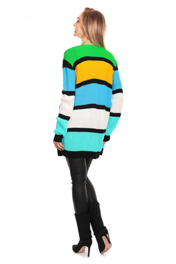 Multicolor Cardigan in Cardigans For Women, Ponchos with Acrylic