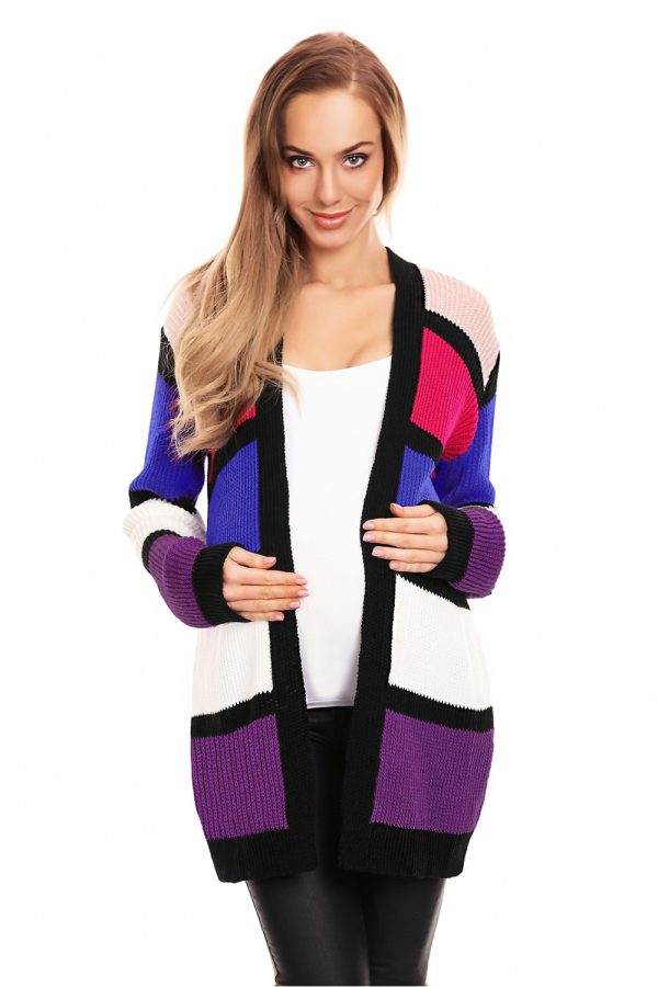 Multicolor Cardigan in Cardigans For Women, Ponchos with Acrylic