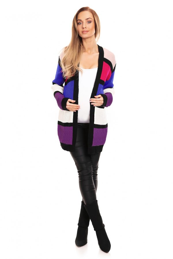 Multicolor Cardigan in Cardigans For Women, Ponchos with Acrylic