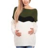 Multicolor Pregnancy Sweater in Sweter Ciążowy with Acrylic