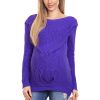 Violet Pregnancy Sweater in Sweter Ciążowy with Acrylic